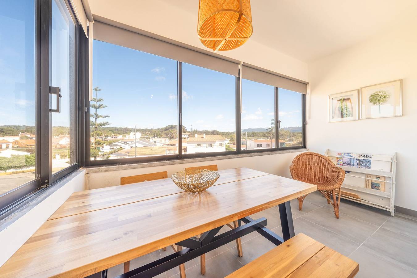 Ganze Wohnung, Ferienwohnung für 4 Personen mit Balkon in Praia das Maçãs, Colares