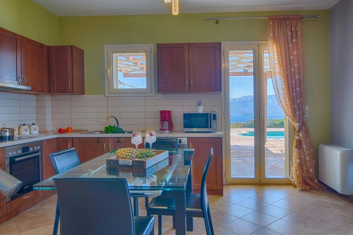 Villa Ventalia with magnificent panoramic sea view! in Nikiana, Alexandros