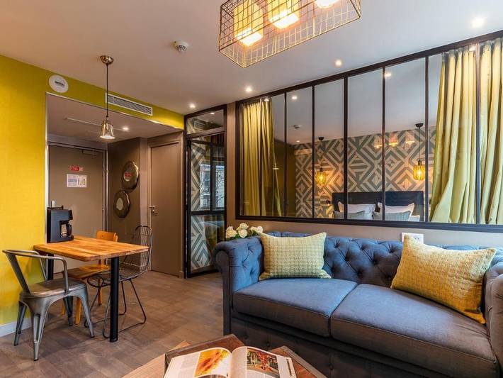 Aparthotel para 6 pessoas, com vista em Paris