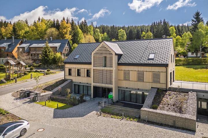 Apartament wakacyjny dla 4 osób, z ogród i taras w Bedřichov (Jablonec nad Nisou District)