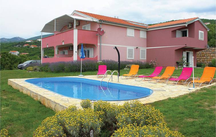 Ganze Ferienwohnung, Ferienwohnung mit Meerblick, Pool und Terrasse in der Nähe von Klenovica in Klenovica, Primorje-Gorski Kotar