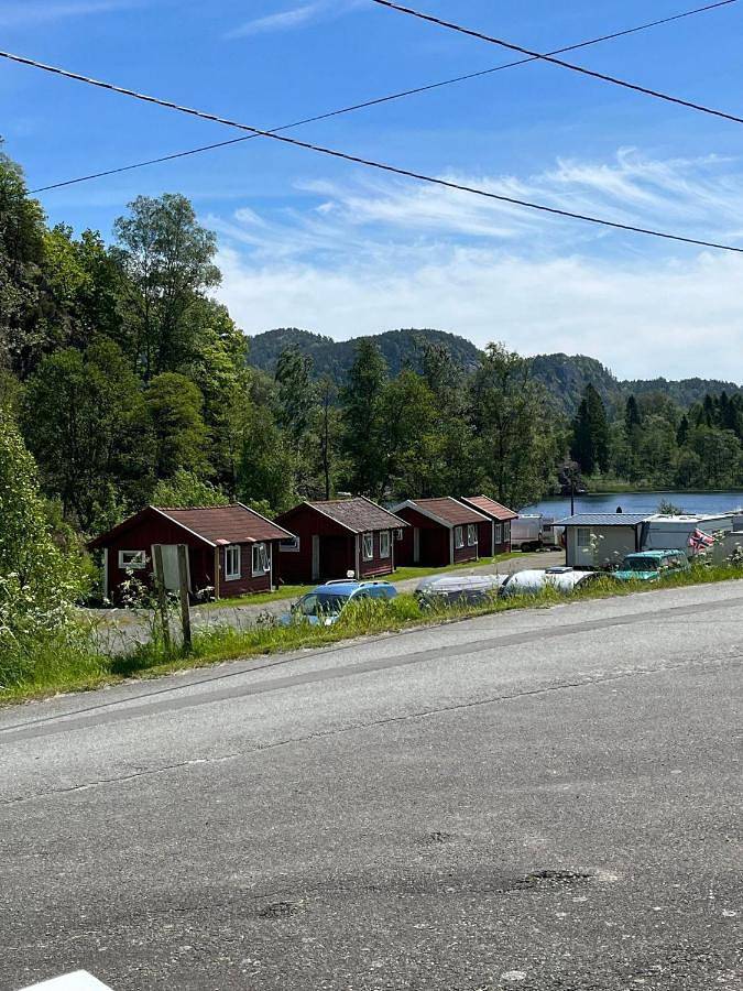 Camping für 4 Personen, mit Terrasse und Garten sowie Ausblick in Süd-Norwegen