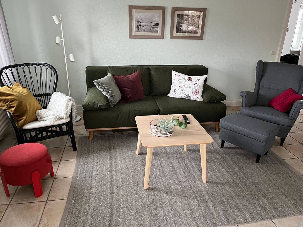 Ganze Ferienwohnung, Ferienwohnungen in der Marina Kröslin - Kleine Fewo Hafenstraße (rechts) in Kröslin, Vorpommern Greifswald