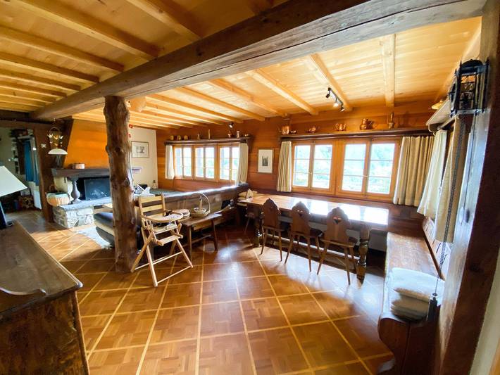 Charmes n° 33, charmantes Chalet mit Blick auf das Val d'Anniviers in Chalais (Schweiz), Walliser Alpen