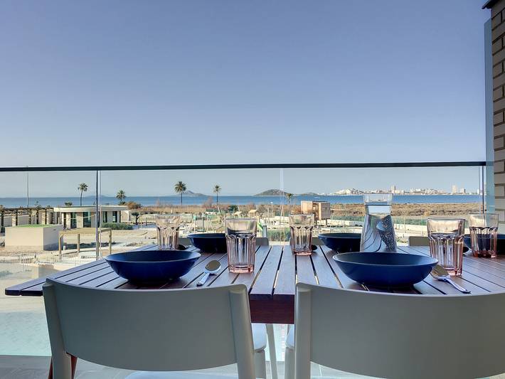 Vacation rental for 4 people, with balcony and children pool in Cartagena