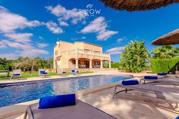 Finca für 8 Personen, mit Garten und Balkon in Calonge (Mallorca)