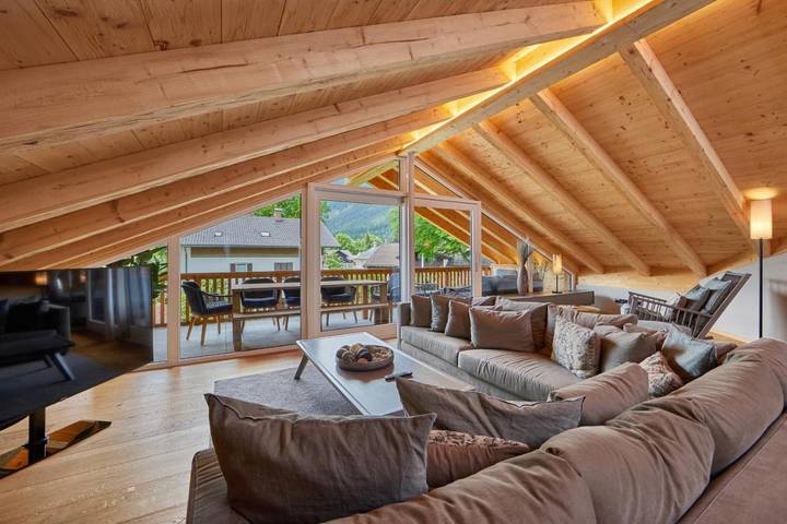 Hütte für 9 Personen, mit Ausblick und Balkon sowie Sauna in Garmisch-Partenkirchen - 2