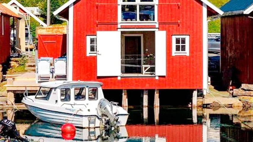 Ferienhaus für 7 Personen, mit Terrasse in Fræna