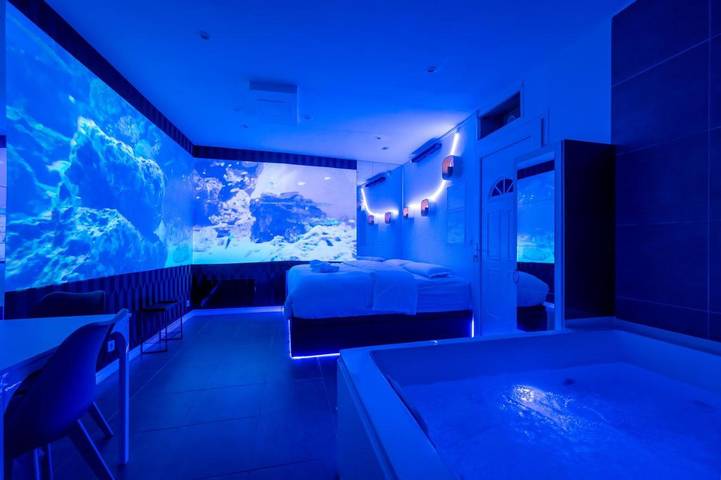 Appartement de vacances pour 2 personnes, avec jacuzzi et jardin