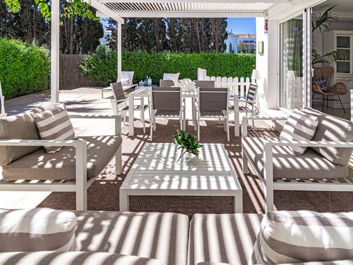 Casa de huéspedes para 7 personas, con piscina además de jardín y balcón en San Pedro Alcántara - 3