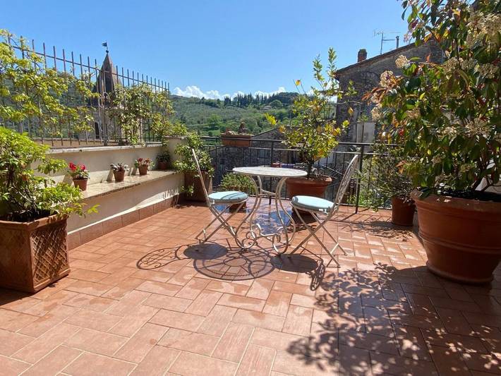 Casa vacanza per 2 persone, con panorama e terrazza in Terminillo