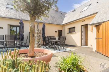 Gîte pour 4 personnes, avec jardin et terrasse dans Le Grouin du sud