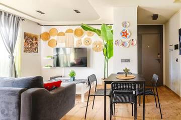 Gîte pour 4 personnes, avec vue ainsi que jardin et piscine à Antalya