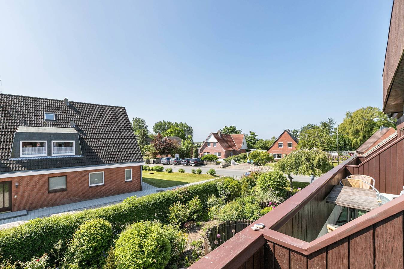 Ganze Wohnung, Ferienwohnung 'Landhaus Katharina' mit Gemeinschaftsterrasse, Balkon und Wlan in Stinteck, Westerdeichstrich