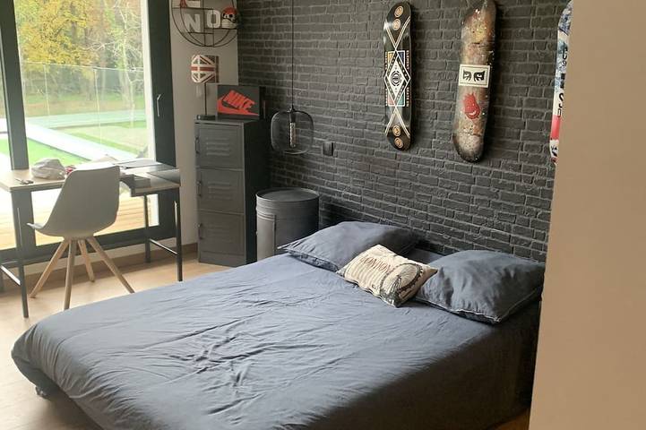 Location de vacances pour 8 personnes, avec balcon et jardin à Léognan - 4