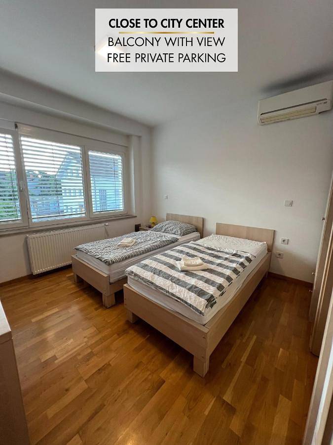 BnB für 2 Personen, mit Ausblick in Ljubljana