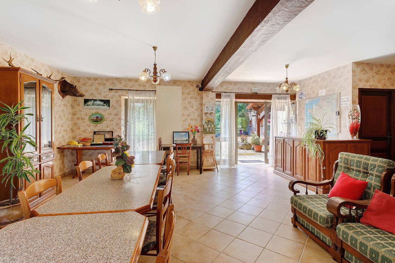 Chambre d’hôtes « Marguerite » avec terrasse partagée, jardin commun et Wi-Fi in Milhac, Quercy