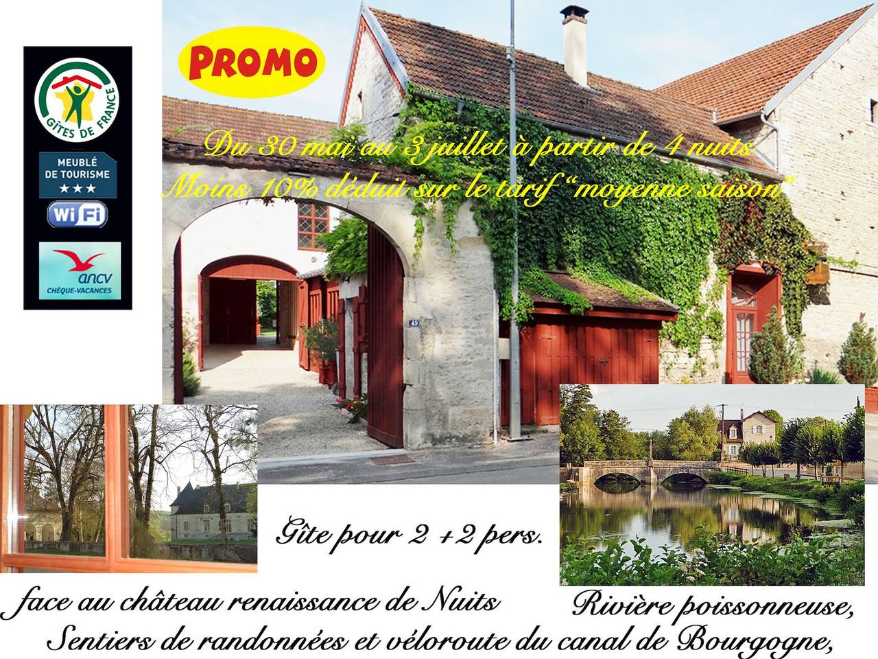 Casa rural en Borgoña con jardín, garaje y mascotas permitidas in Nuits, Región de Avallon