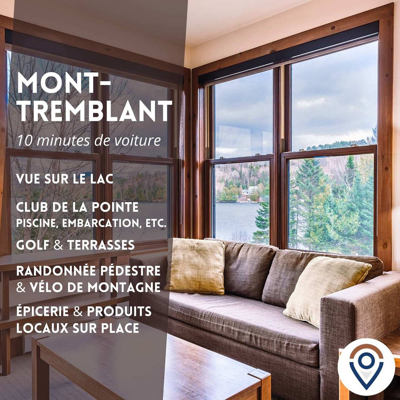 Apartamento entero, Waterfront Suite   Lake Resort in Lac-Supérieur, Quebec