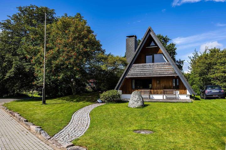 Ferienhaus für 4 Personen, mit Balkon und Terrasse sowie Garten in Borgwedel