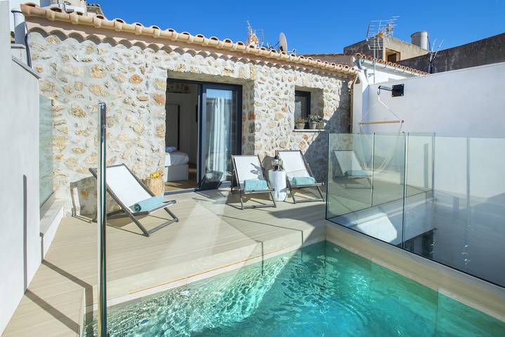 Casa de vacaciones para 4 personas, con Balcón además de Terraza y Vistas en Búger
