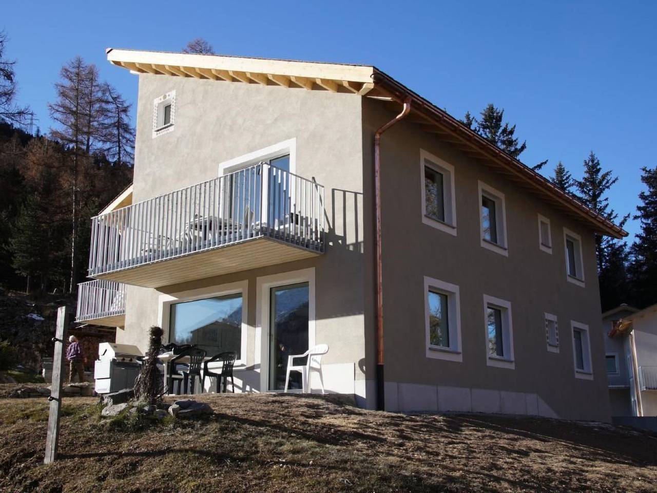 Ganze Wohnung, Chesa Clavadels in Pontresina, Bernina-Alpen