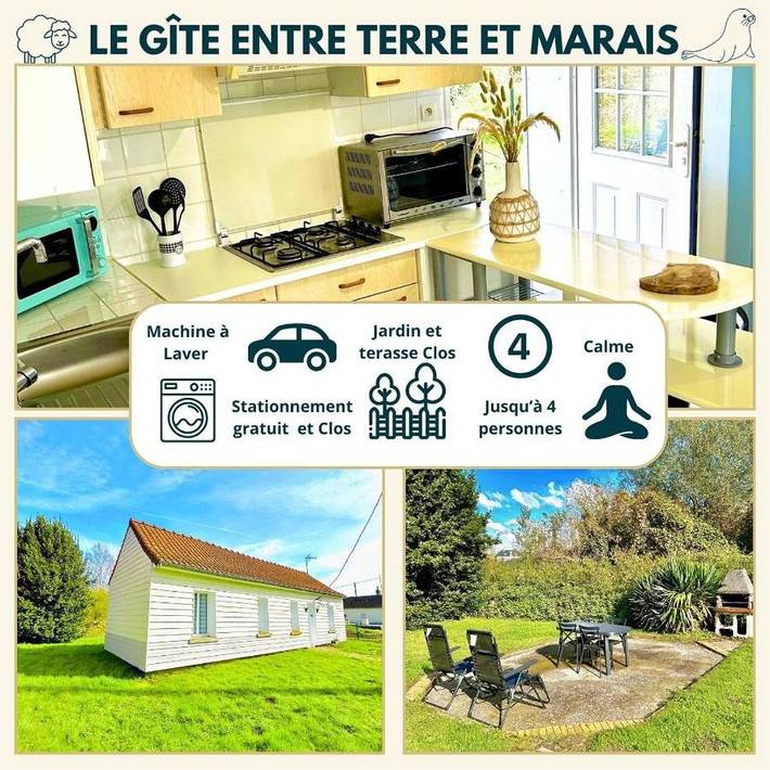 Maison de vacances pour 4 personnes, avec jardin et terrasse