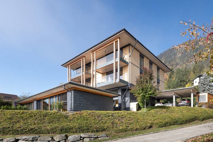 Ferienhaus für 5 Personen, mit Balkon und Seeblick in Annenheim