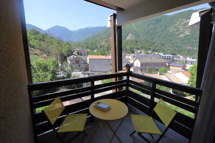 Appartement de vacances pour 6 personnes, avec balcon