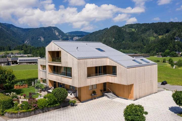 Gîte pour 2 personnes, avec Balcon ainsi que Terrasse et Vue à Bezau