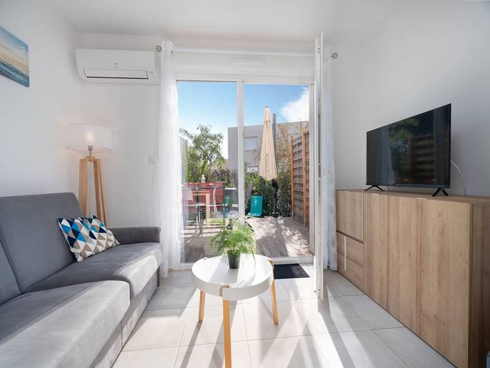 Location de vacances pour 6 personnes, avec piscine et jardin dans Office De Tourisme De Valras Plage - 2