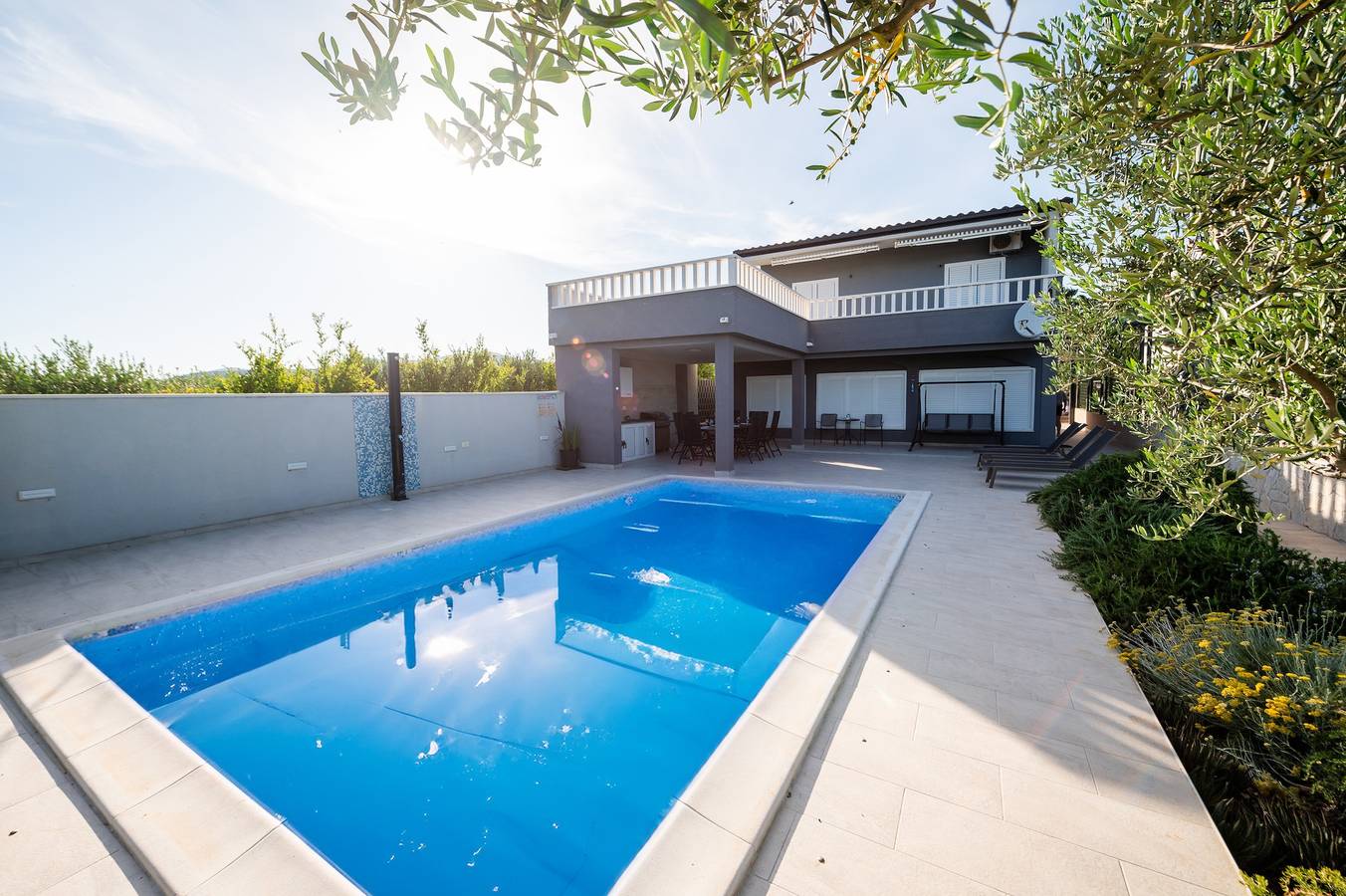 Villa für 8 Personen mit Meerblick in Kastel Stafilic, Kaštela