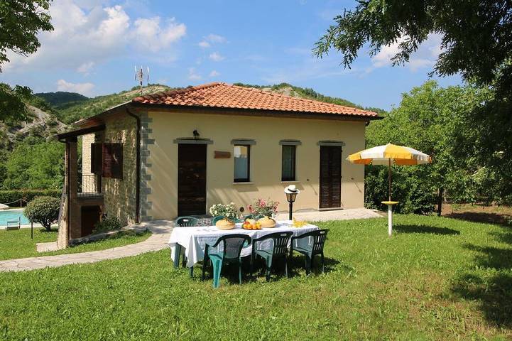 Gîte pour 5 personnes, avec Terrasse ainsi que Jardin et Piscine à Sansepolcro