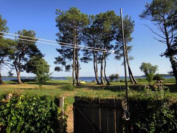 Location de vacances pour 6 personnes, avec vue ainsi que vue sur le lac et jardin dans Plage Moutchic