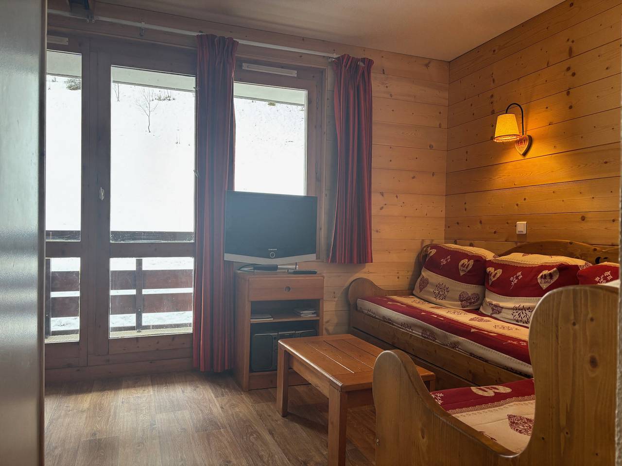 Estudio entero, Estudio acogedor 4/5 pers. en Montchavin, cerca de pistas con parking in La Plagne, Bellentre