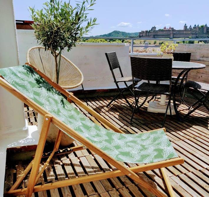 Appartement de vacances pour 4 personnes, avec vue et balcon