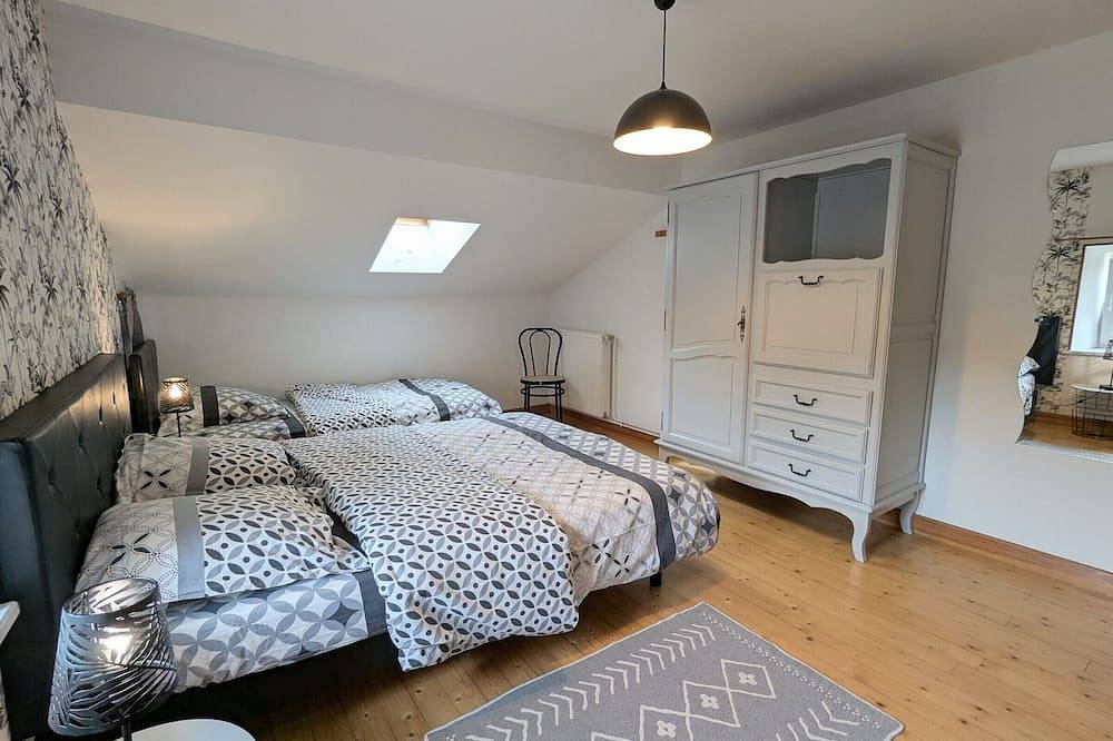 Gîte authentique avec terrasse couverte, 16 km de Gérardmer, 4 chambres, équipement bébé, Wi-Fi inclus in Aumontzey, Saint-Dié-des-Vosges