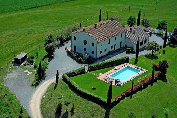 Appartamento vacanze per 6 persone, con piscina e giardino, con animali domestici a Pienza