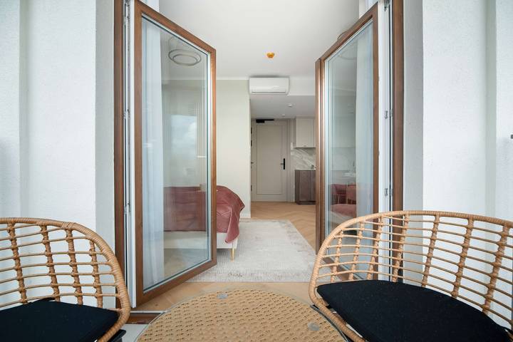 Ganze Ferienwohnung, Luxury Studio with a Balcony | Air Conditioning | Rooftop Terrace in Ciechocinek, Kujawien-Pommern