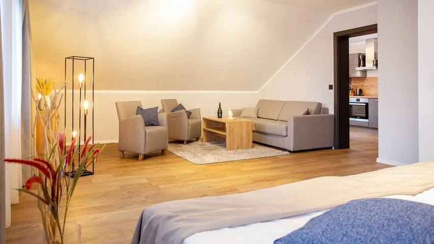 Hütte für 4 Personen, mit Balkon und Garten in Braunlage