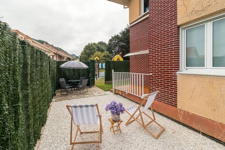 Apartamento de vacaciones para 5 personas, con jardín - 1
