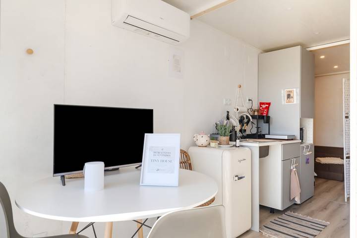 Apartamento vacacional entero, Tiny House con Piscina Compartida, Wi-Fi y Aire Acondicionado in Halbinsel von Setúbal