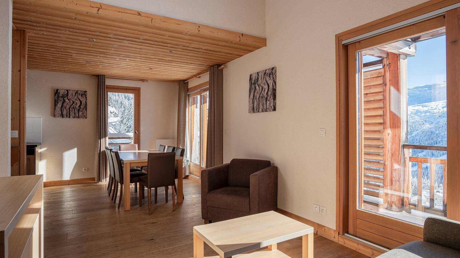 Half vrijstaand duplex chalet - 3 slaapkamers op Dormio resort Les Portes du Grand Massif - Flaine in Les Carroz, Arâches-la-Frasse