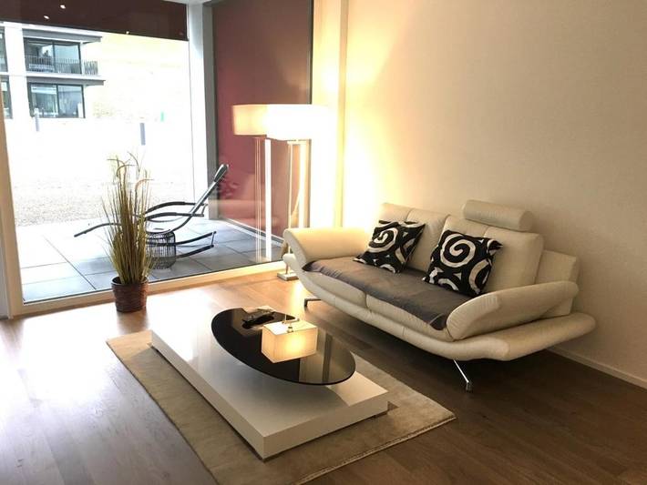Ferienwohnung für 2 Personen, mit Balkon und Terrasse sowie Garten