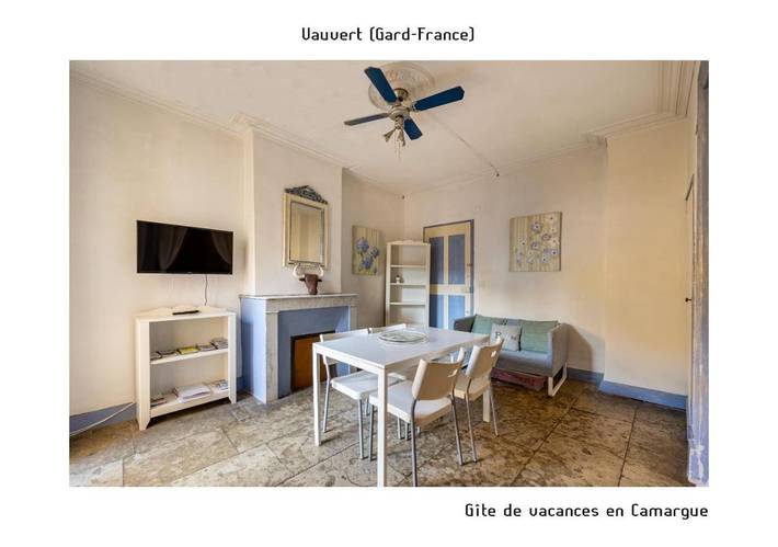 Location de vacances pour 3 personnes, avec terrasse, animaux acceptés à Vauvert - 4
