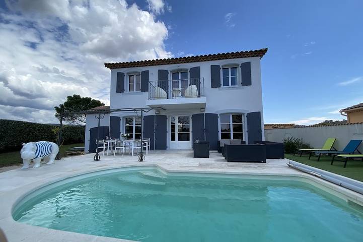 Maison de vacances pour 8 personnes, avec balcon et jardin à La Londe-les-Maures