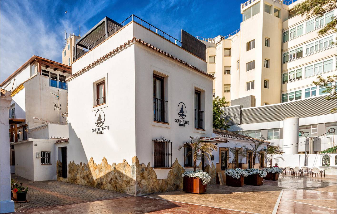 Wohnung mit Meerblick: 180qm, WiFi, AC, Terrasse in Marbella Ost, Marbella