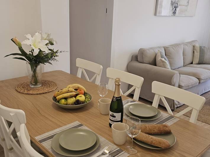 Apartamento rural para 5 personas, con vistas al mar y balcón, Familias con niños en Benalmádena - 4