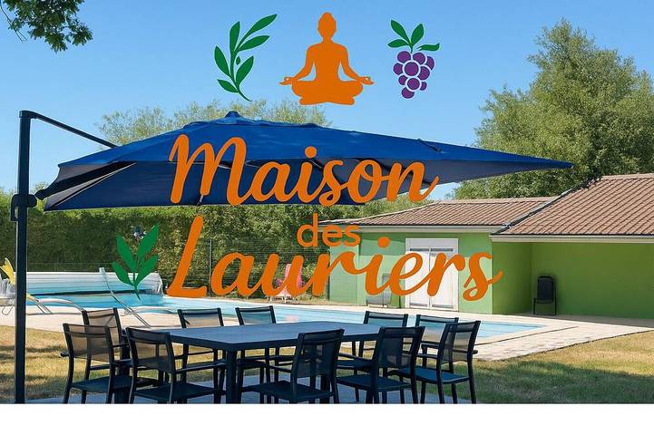 Location de vacances pour 6 personnes, avec jardin à Bonzac