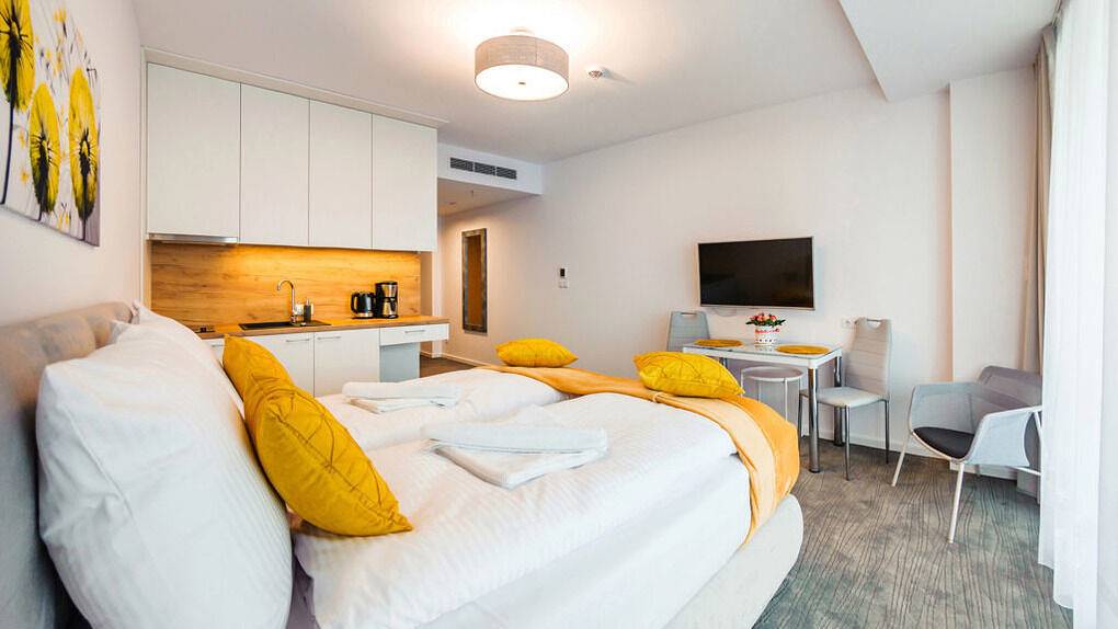 Ganze Ferienwohnung, Sun&Snow Seaside Apartments - Apartament 111 mit Meerblick in Kolberg, Polnische Ostsee